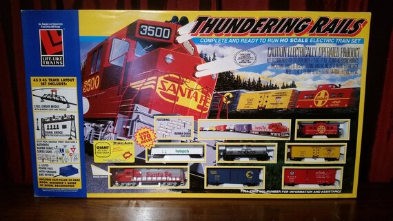 life like santa fe train set