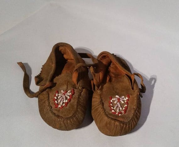 childrens leather moccasins