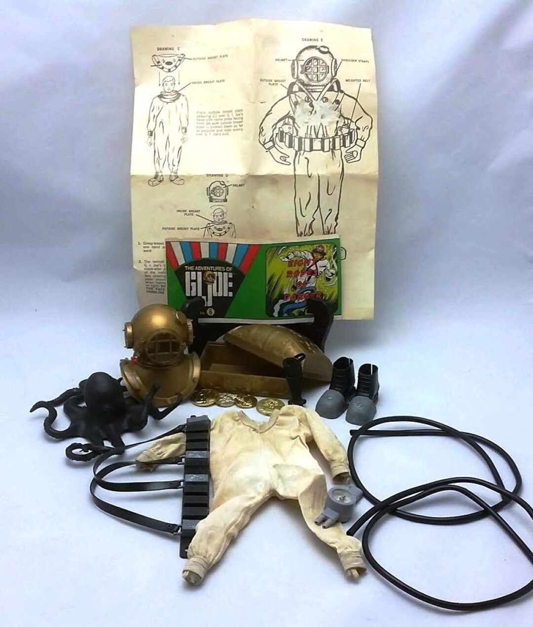 GIJOE エイト・ロープス・オブ・デンジャー（シーアドベンチャー 1970） GIJOE エイト・ロープス・オブ・デンジャー（シーアドベンチャー 1970）