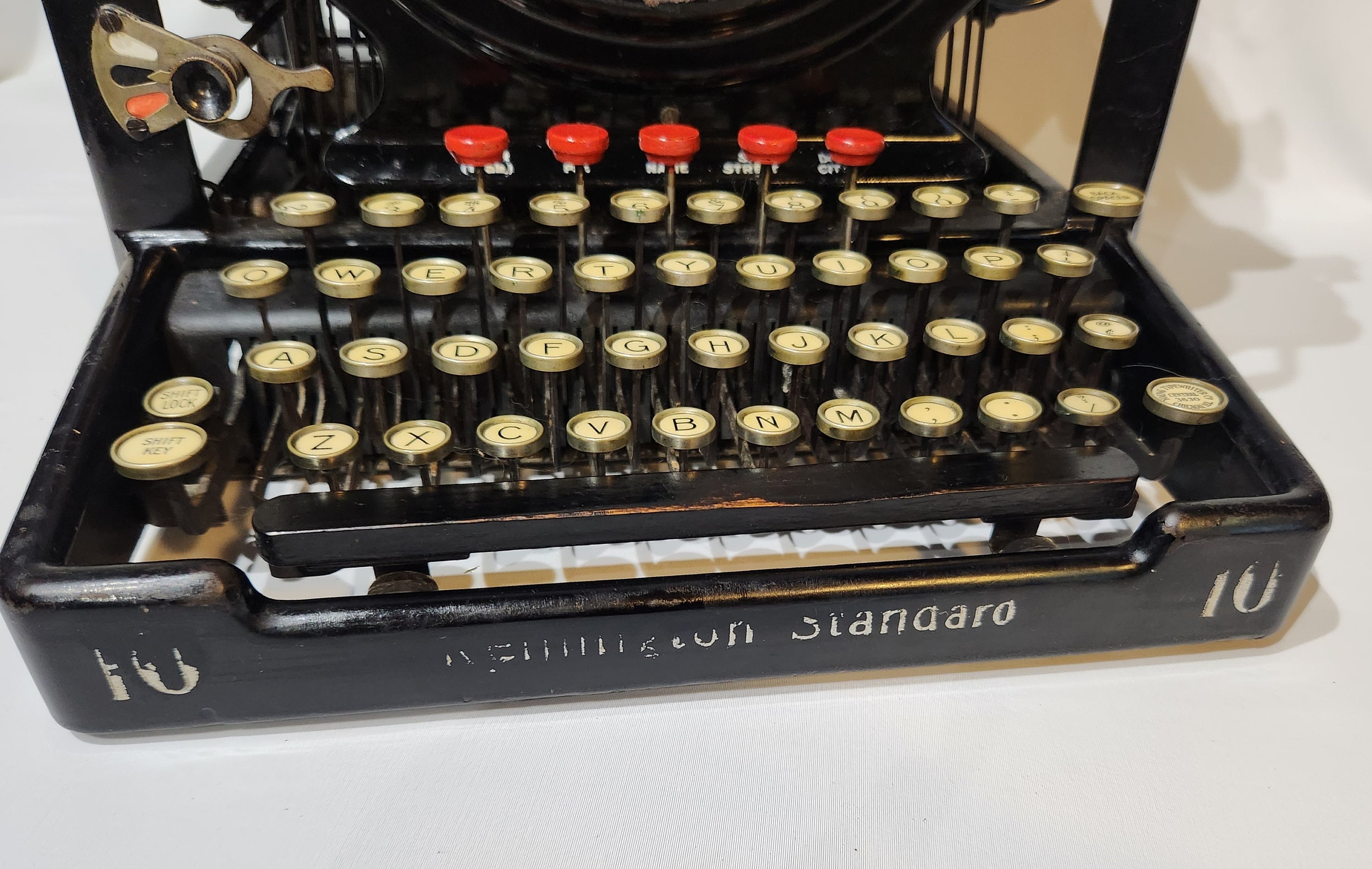 Remington Standard No.10 アンティーク タイプライター QWERTY配列 