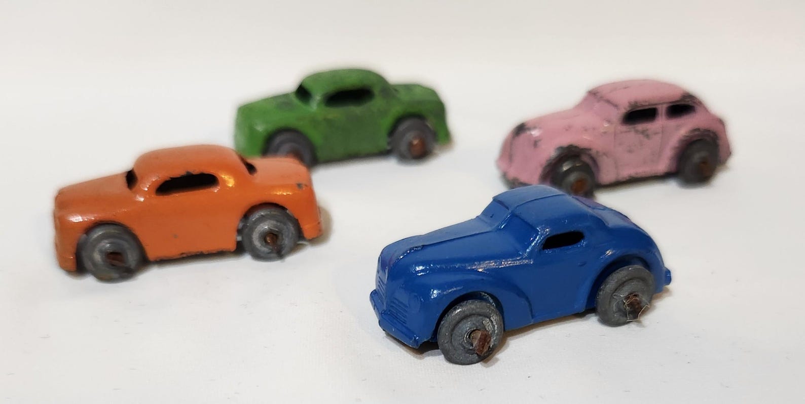 Vintage 1940s Barclay Slush Mold Miniature Car Collection - Etsy