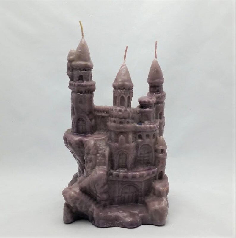 Vintage Large 1970s Wizard Castle Fantasy Wizard Candle shops