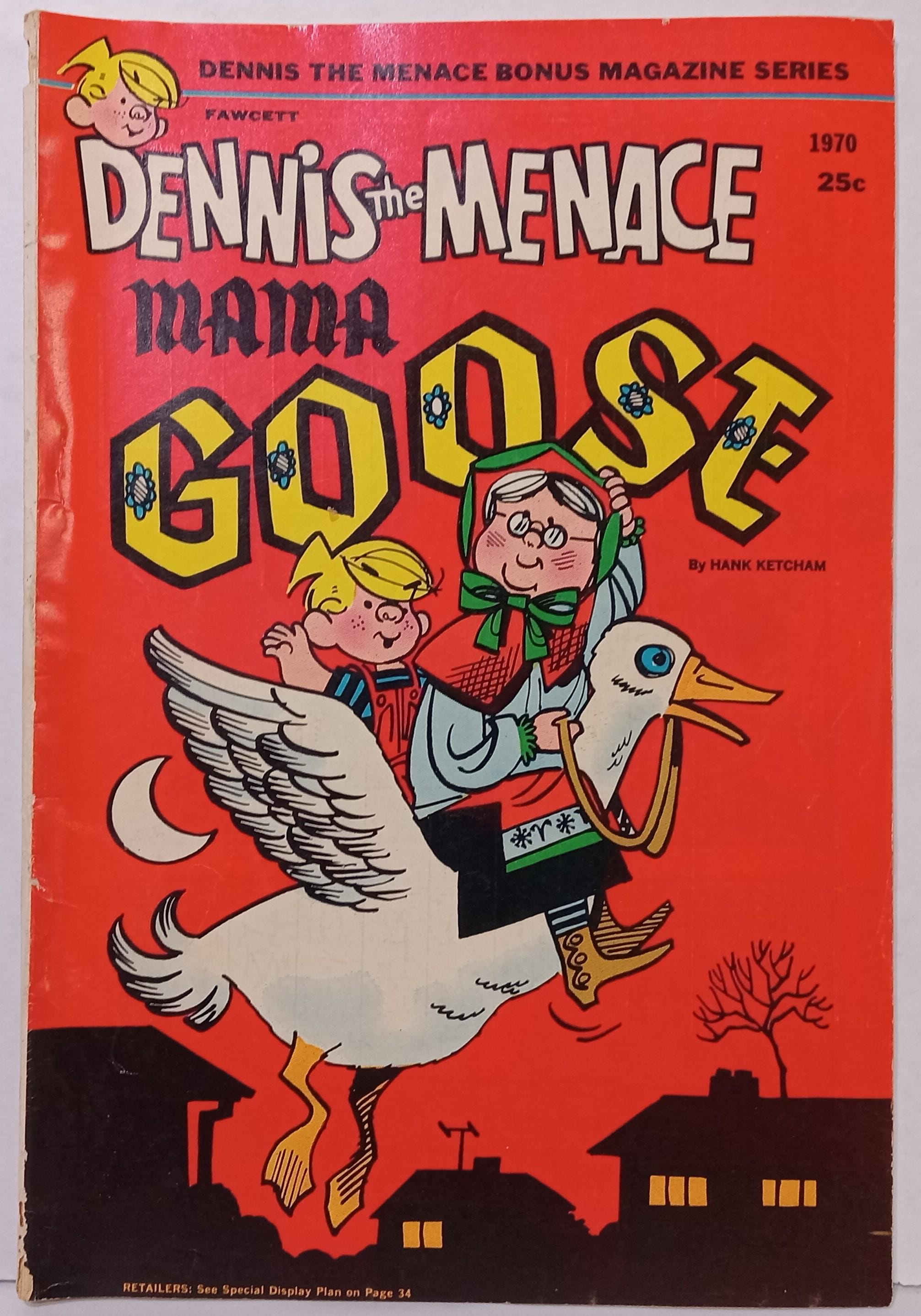 Dennis the Menace Mama Goose Bonus Magazine Series 1970 Comic Book ...