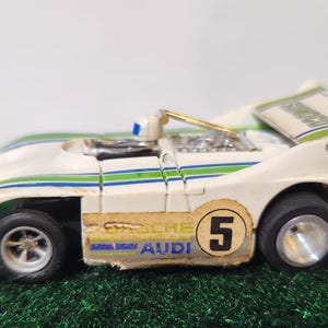 Vintage Aurora AFX Porsche 510K #1786 Slot Car Tested With Upgraded OEM AFX Aluminum Rear Wheels