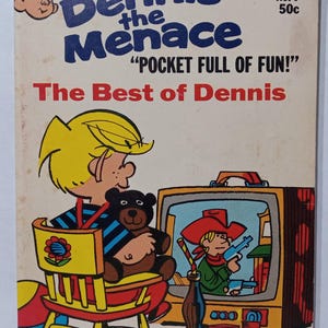Dennis The Menace Pocket Full Of Fun The Best Of Dennis Comic Book Issue No 7 Fawcett Publishing