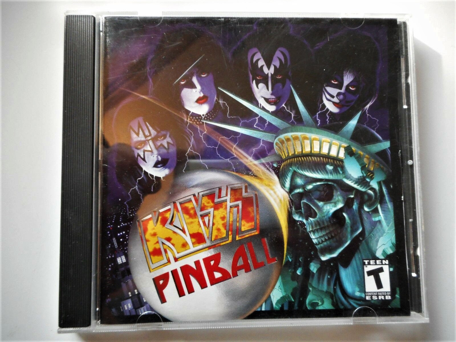 Vintage 2000 KISS Pinball PC Game by Wildfire Studios on Deck