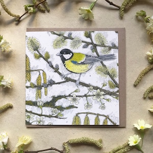 Spring Hedgerow II Greetings Card