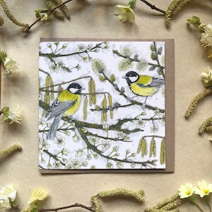 Spring Hedgerow Greetings Card