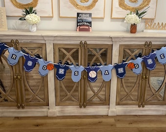 Custom Onesie Banner for Baby Shower - Card Stock Name or Message Banner - Personalized Baby Shower Decoration