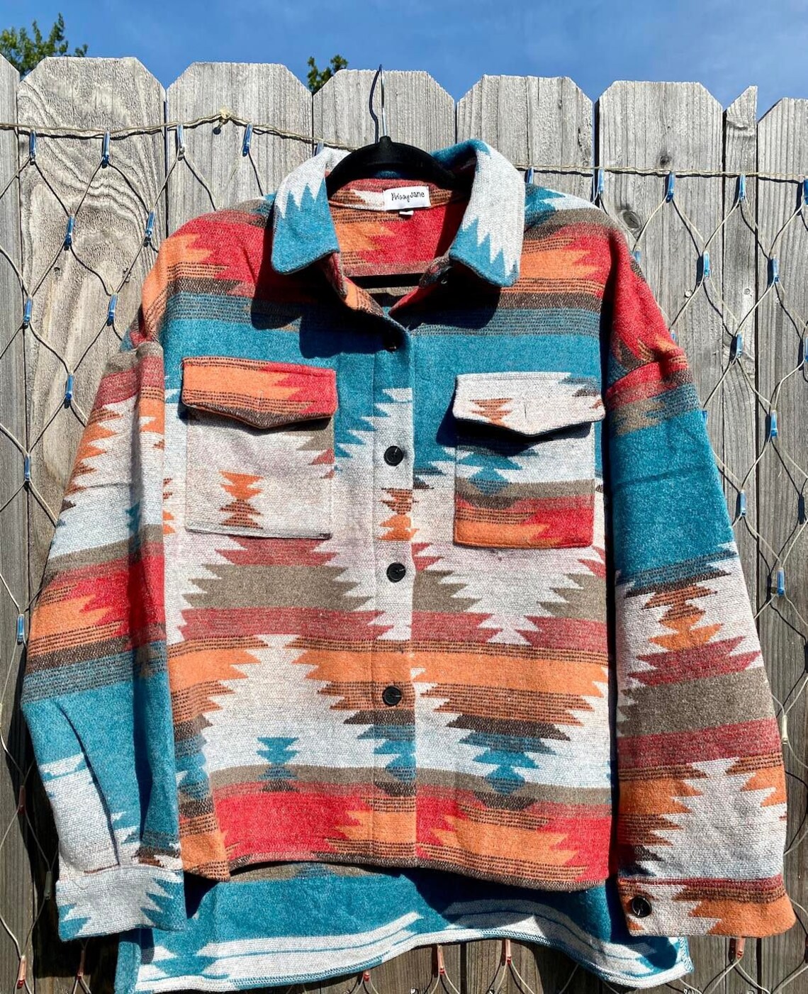 Flagstaff Aztec Flair Shacket - Etsy