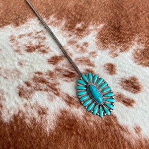 Western Stone Hair Pin