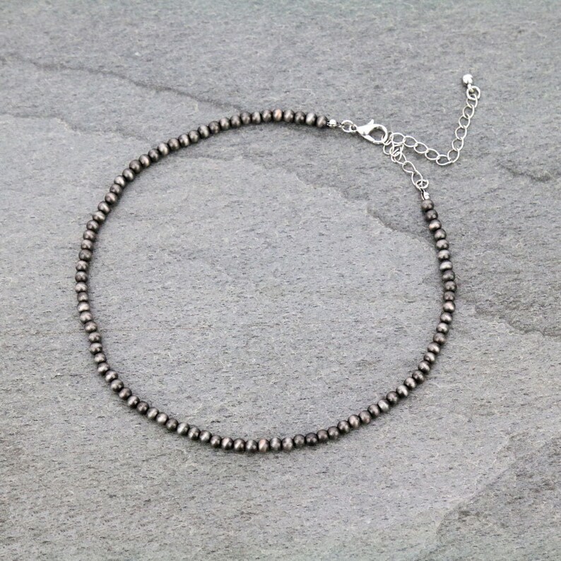 4mm Navajo Choker Necklace