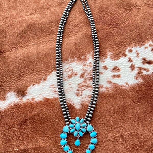 Faux Squash Blossom Necklace Etsy