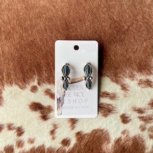 Western Texture Post Earrings