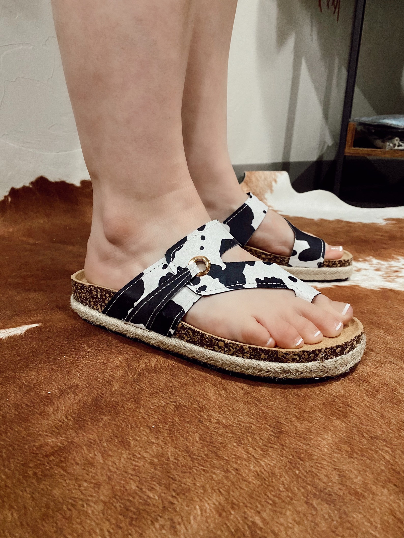 Black Calf Leather Bos Taurus Mules main image 1