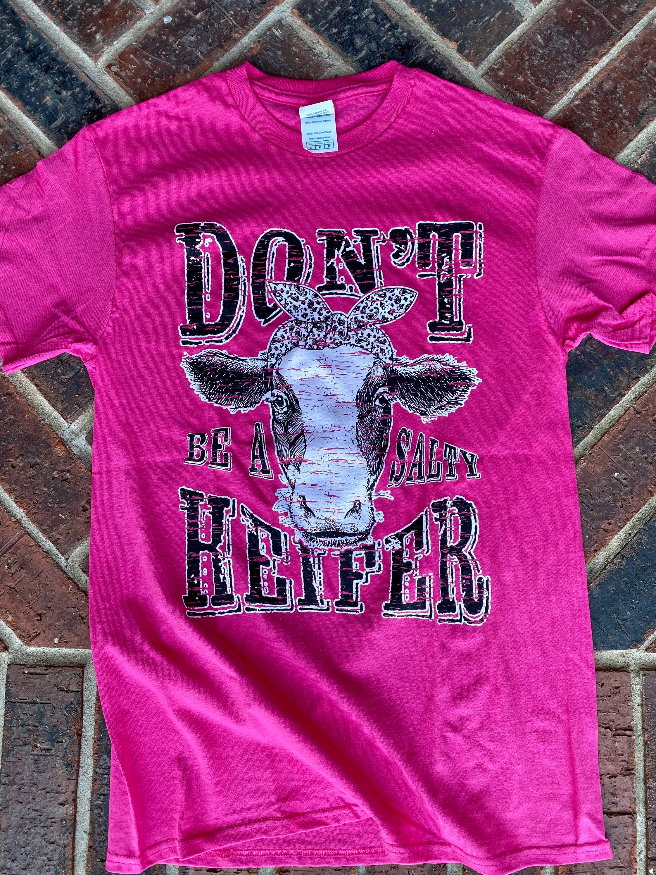 Salty Heifer Graphic T-shirt | Etsy 