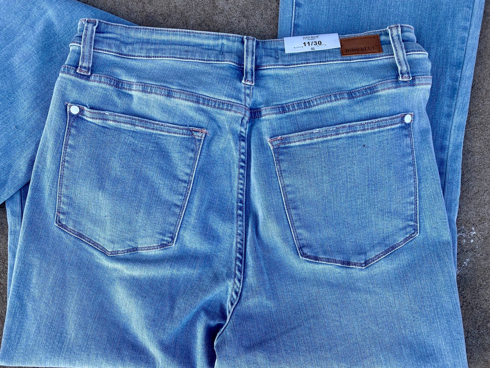 Judy Blue Flare Jeans-light Denim | Etsy