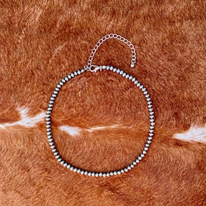 4MM Navajo Choker Necklace