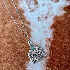 Western Cattle Tag Necklace
