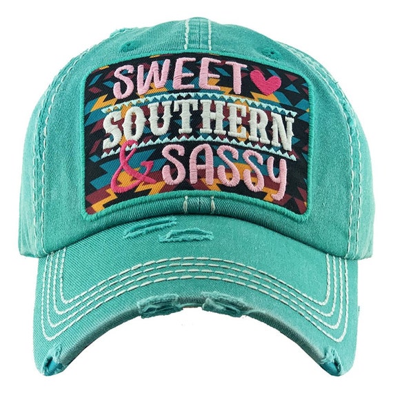 KBETHOS 'Sweet Sassy Southern Hat-turquoise | Etsy