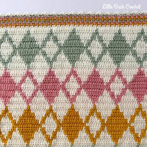 Harley Diamond Blanket Pattern Crochet Pattern PDF Pattern Tapestry Crochet Pattern Baby Blanket Pattern Throw Blanket PDF image 3