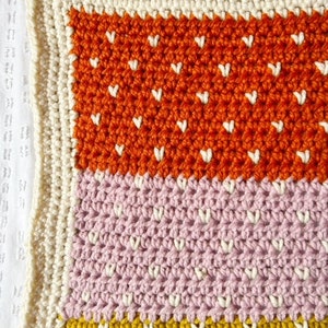 Schneefall Decke PDF Häkelanleitung, Super Chunky Blanket Pattern, Instant Download, Häkeldecke Muster Bild 9