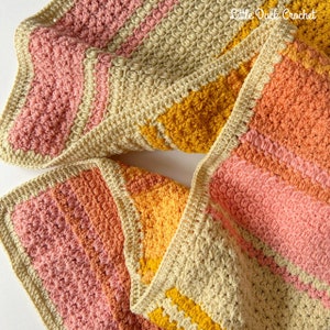 Cluster Fluster Blanket PDF Crochet Pattern, Instant Download, Crochet Blanket Pattern