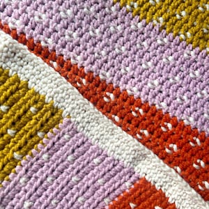 Schneefall Decke PDF Häkelanleitung, Super Chunky Blanket Pattern, Instant Download, Häkeldecke Muster Bild 10