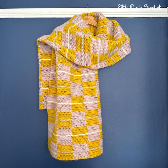 Check Me Out Scarf Pattern | PDF Crochet Pattern | Crochet Scarf ...