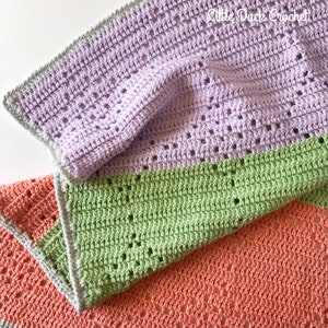 Scattered Diamonds blanket, PDF Crochet Pattern, Instant Download, Crochet Blanket Pattern, filet crochet