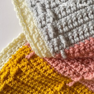 Little Steps Blanket PDF Crochet Pattern, Instant Download, Crochet Blanket Pattern