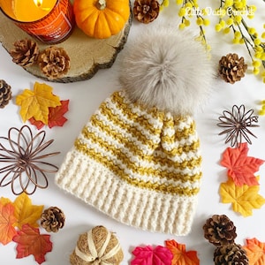 Chai Spice Hat Pattern | PDF Crochet Pattern | Crochet Hat Pattern