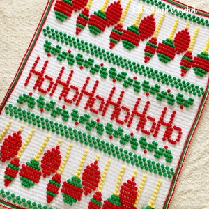 Bobbly Bauble Throw, Christmas Blanket PDF Crochet Pattern, Instant Download, Crochet Blanket Pattern, Bobble Stitch, Festive Blanket