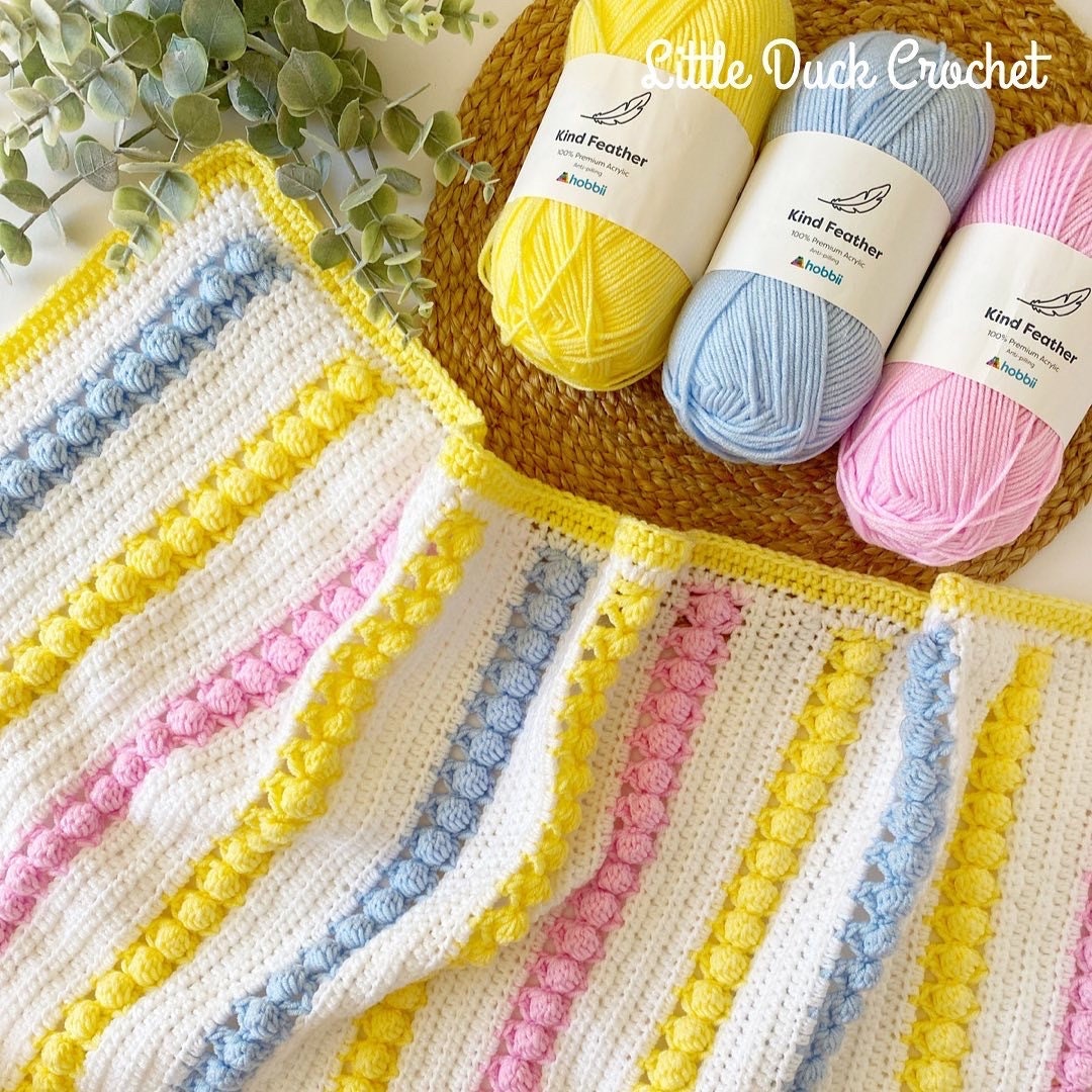 Springling Blanket PDF Pattern, Crochet Pattern, Crochet Blanket