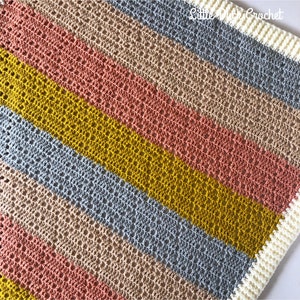 Vintage Diamonds blanket, PDF Crochet Pattern, Instant Download, Crochet Blanket Pattern, filet crochet