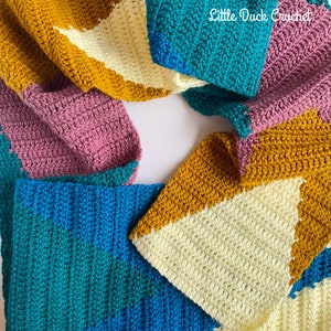 Autumn Peaks Scarf Pattern | PDF Crochet Pattern | Crochet Scarf Pattern