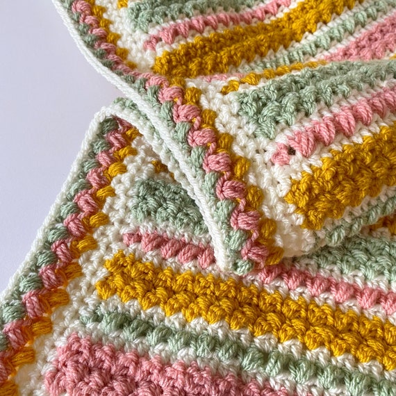 Bean stitch blanket pattern hotsell