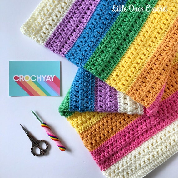 Willow Yarns Rainbow Table Runner Paid Download