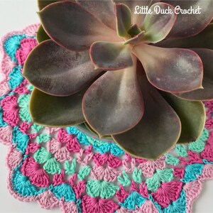 Crochet Mandala Pattern, PDF Pattern, Placemat Pattern, Doily Pattern image 2