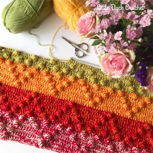 Between the Lines Blanket PDF Crochet Pattern, Instant Download, Crochet Blanket Pattern image 4