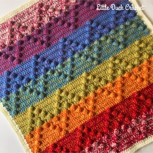 Between the Lines Blanket PDF Crochet Pattern, Instant Download, Crochet Blanket Pattern image 1