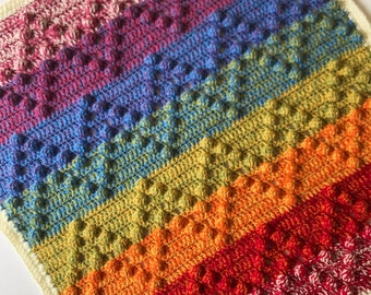 Between the Lines Blanket PDF Crochet Pattern, Instant Download, Crochet Blanket Pattern