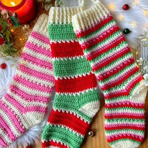 Sugarplum Stocking PDF Pattern | Christmas Stocking | Crochet Stocking