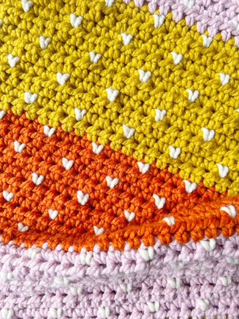 Schneefall Decke PDF Häkelanleitung, Super Chunky Blanket Pattern, Instant Download, Häkeldecke Muster Bild 8