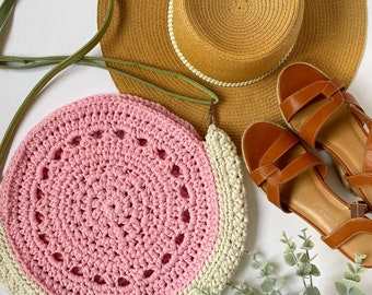 Sac de sieste d'été, modèle PDF de sac au crochet, modèle de sac fourre-tout au crochet, modèle de sac de plage au crochet, modèle de sac shopper au crochet