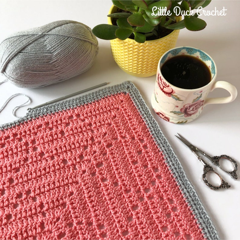 Wrapped in Love blanket PDF Crochet Pattern Instant Etsy