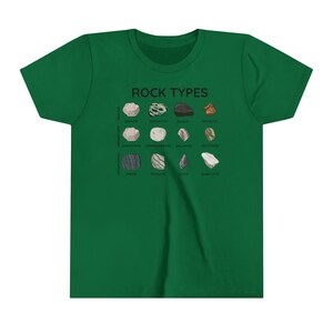 Rock Types T-shirt - kids science shirt - geology rocks - science gift for kids - geology shirt - geologist shirt - youth t-shirt image 6