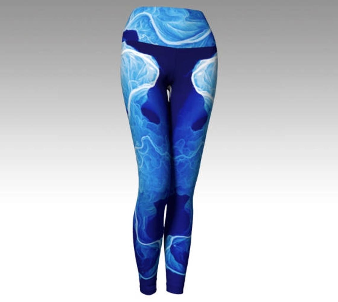 Willamette River Lidar Leggings River Leggings - Etsy