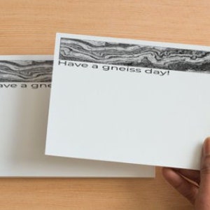 Avoir un bloc-notes Geiss Day - carte postale - stationnaire - Géologie stationnaire - Nice Day