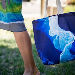Satchel - Tote Bag - Lidar Bild - Willamette River